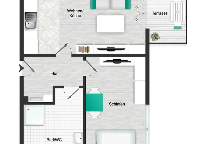 Montirooms- Nahe Berlin & *